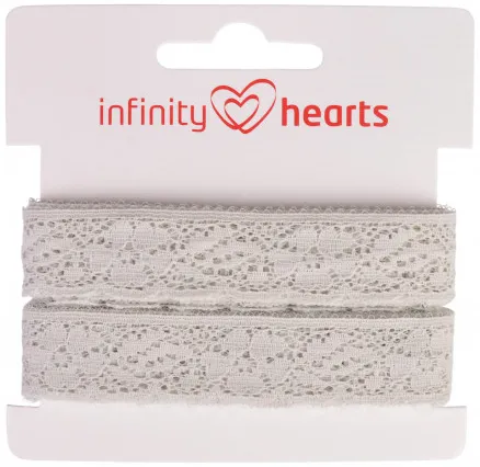 Infinity Hearts pitsinauha polyamidi 20mm 72 harmaa - 5m