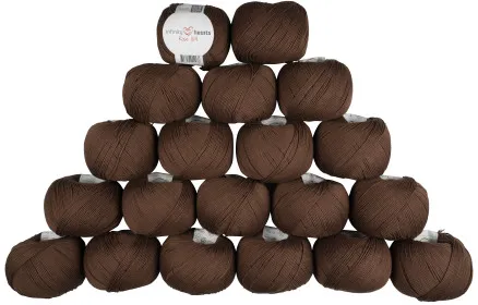 Infinity Hearts Rose 8/4 Lanka­pakkaus Unicolor 219 Ruskea - 20 kpl - Infinity Hearts Rose 8/4 Lanka­pakkaus Unicolor 219 Ruskea - 20 kpl