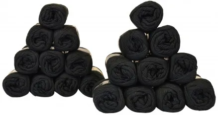 Mayflower Cotton 8/4 Lankapaketti Unicolor 1443 Musta - 20 kpl - Mayflower Cotton 8/4 Lankapaketti Unicolor 1443 Musta - 20 kpl