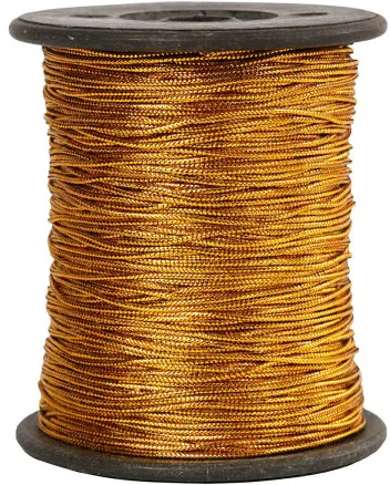 Lanka, kulta, paksuus 0,5 mm, 100 m/1 rulla.
