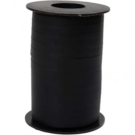 Lahjanauha, musta, L: 10 mm, matta, 250 m/1 rulla.